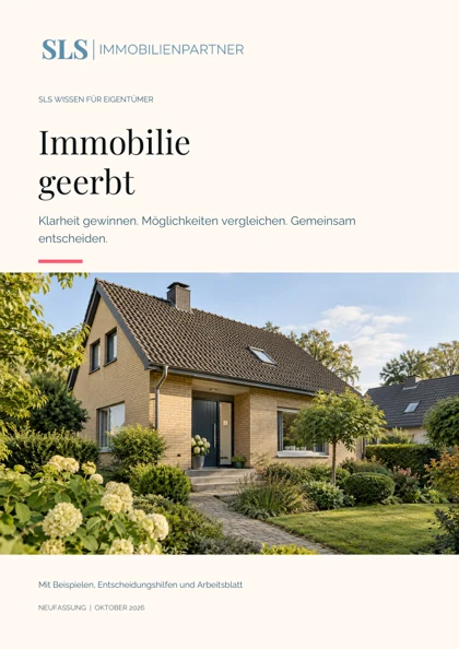 Titelseite: Immobilie geerbt