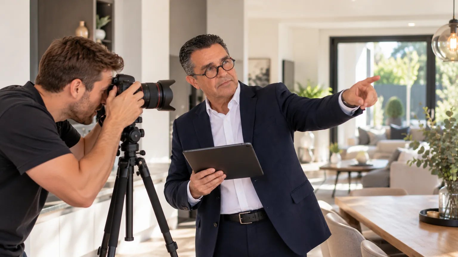 Professionelle Fotografie bei der Immobilienaufnahme