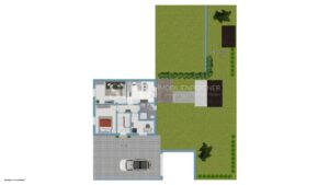 Grundriss-Skizze Außenbereich