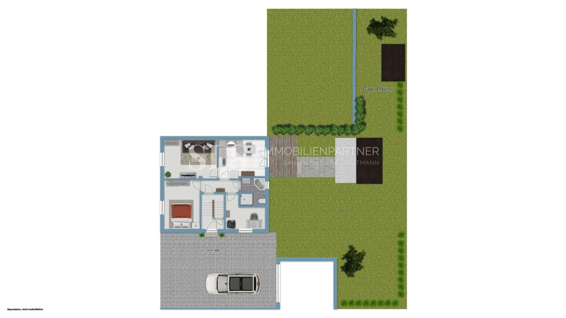 Grundriss-Skizze Außenbereich