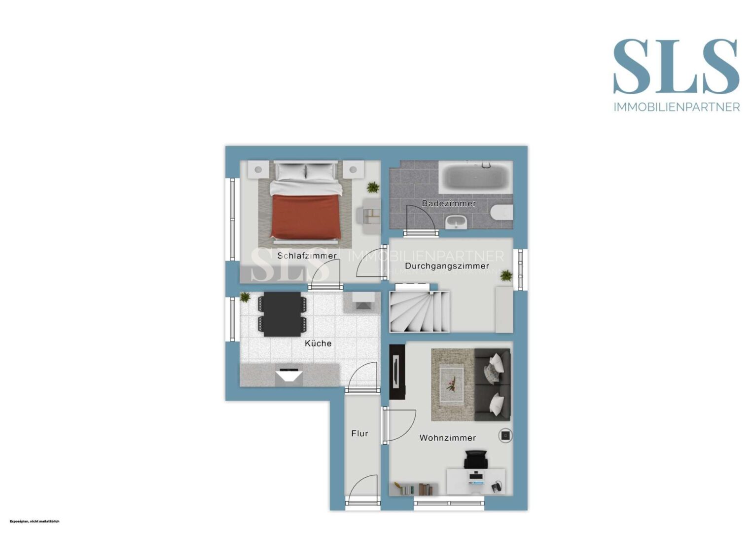 Grundriss Skizze Erdgeschoß