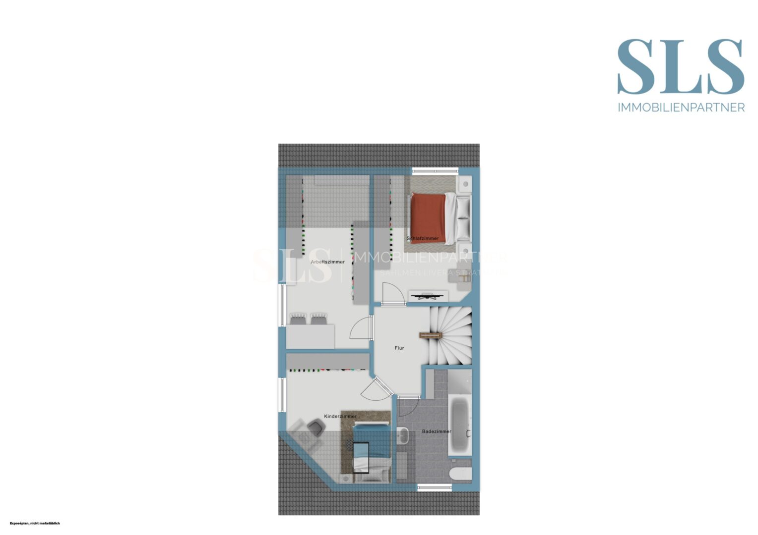 Grundriss-Skizze 1.OG