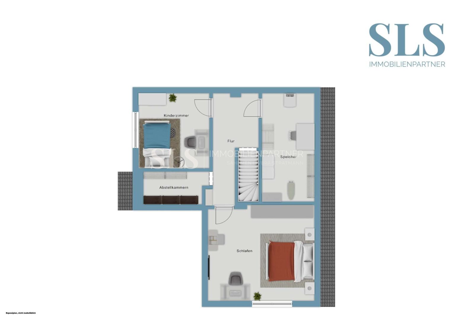 Grunriss Skizze Obergeschoß