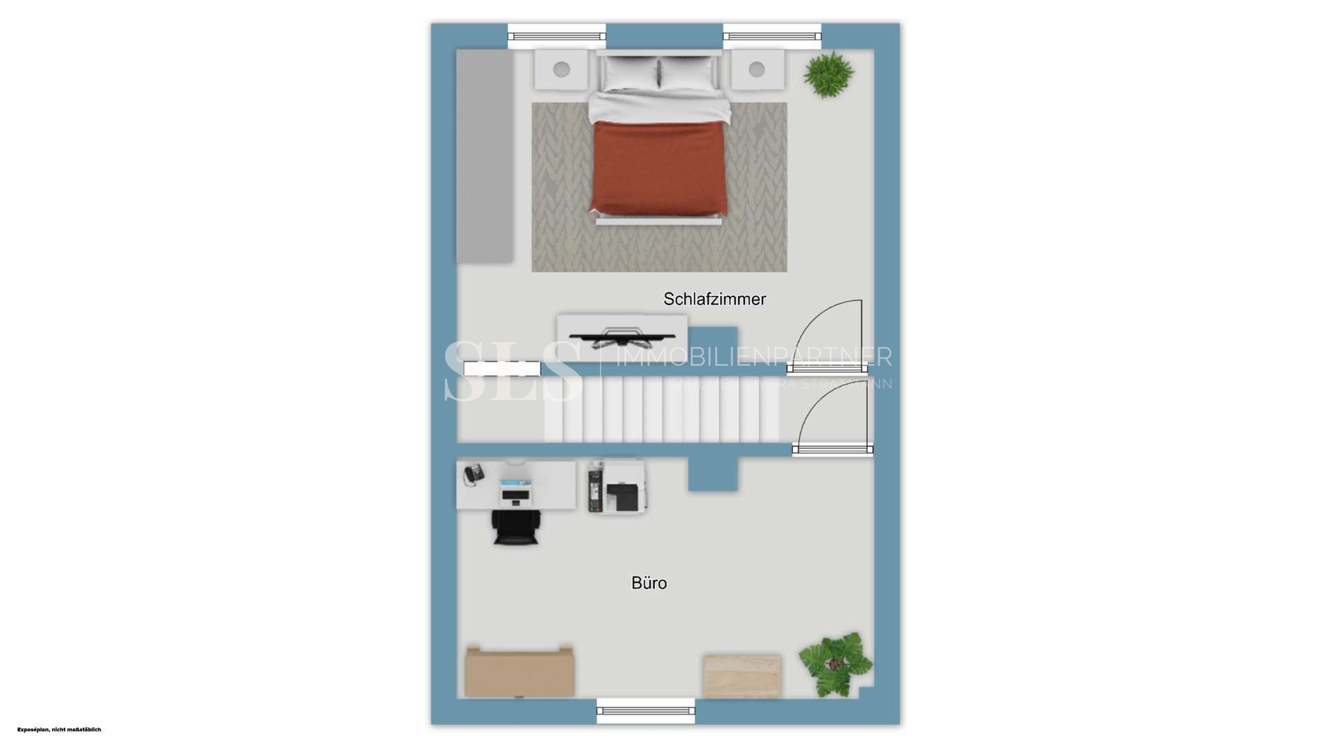 Grundriss-Skizze 1. OG