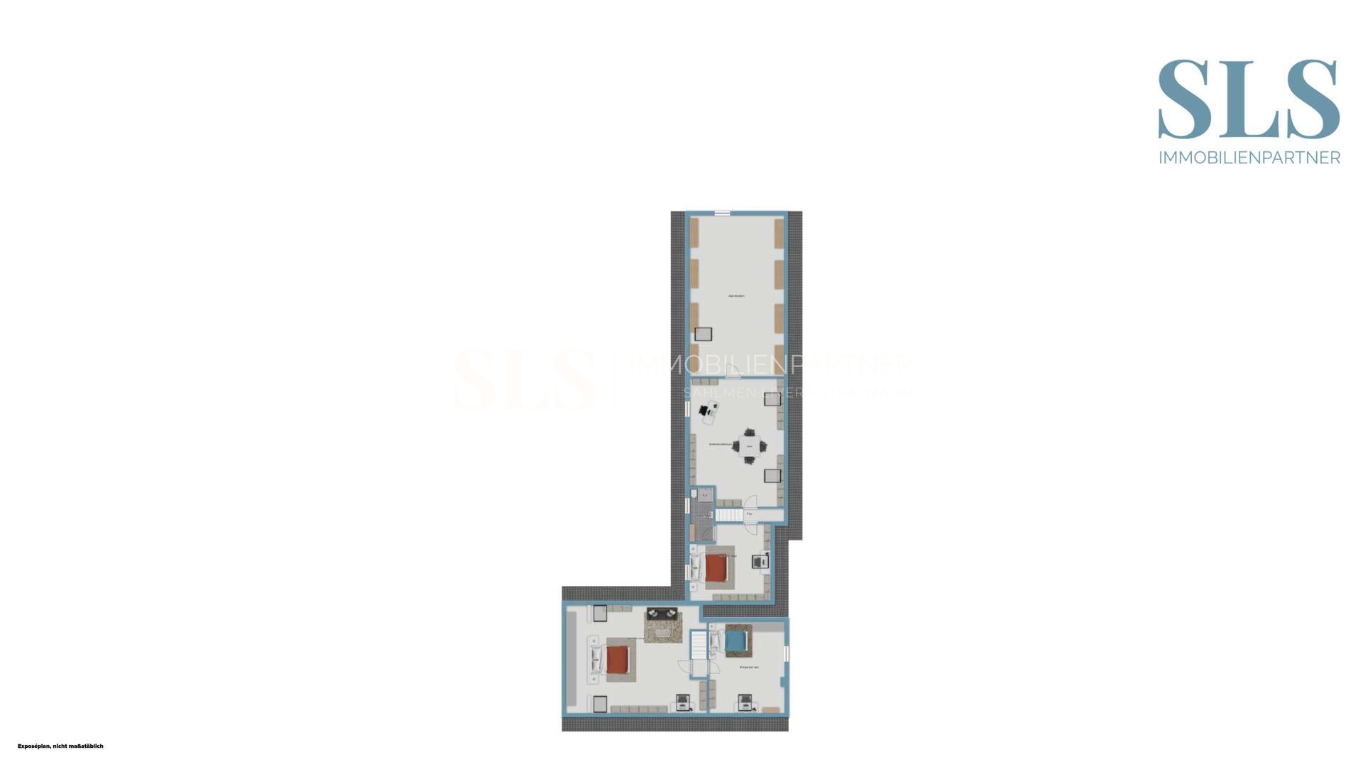 Wohnhaus 1.Obergeschoss-Skizze