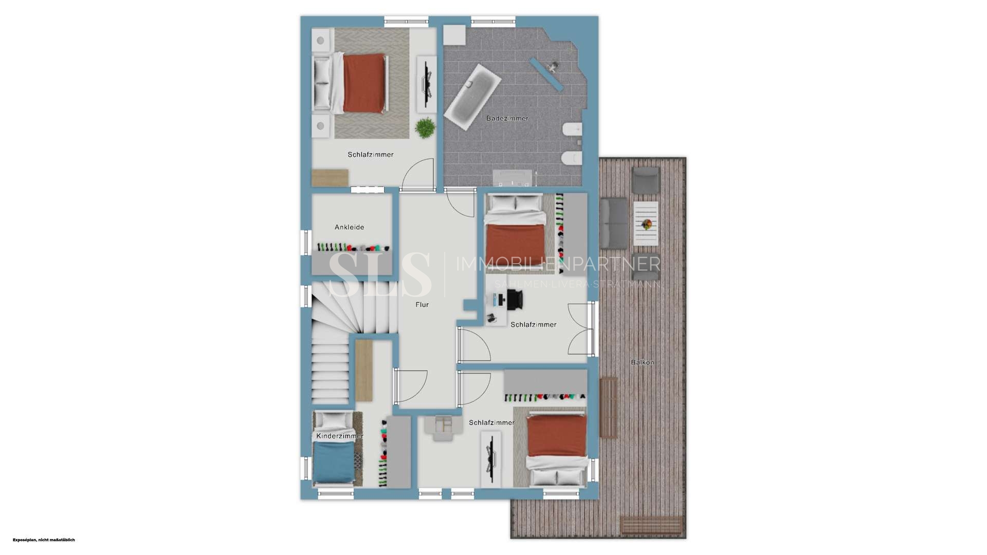 Grundriss / Skizzierung OG