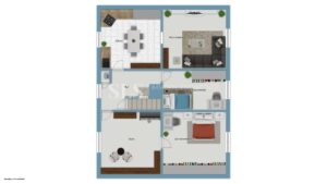 Grundriss-Skizze 1.OG