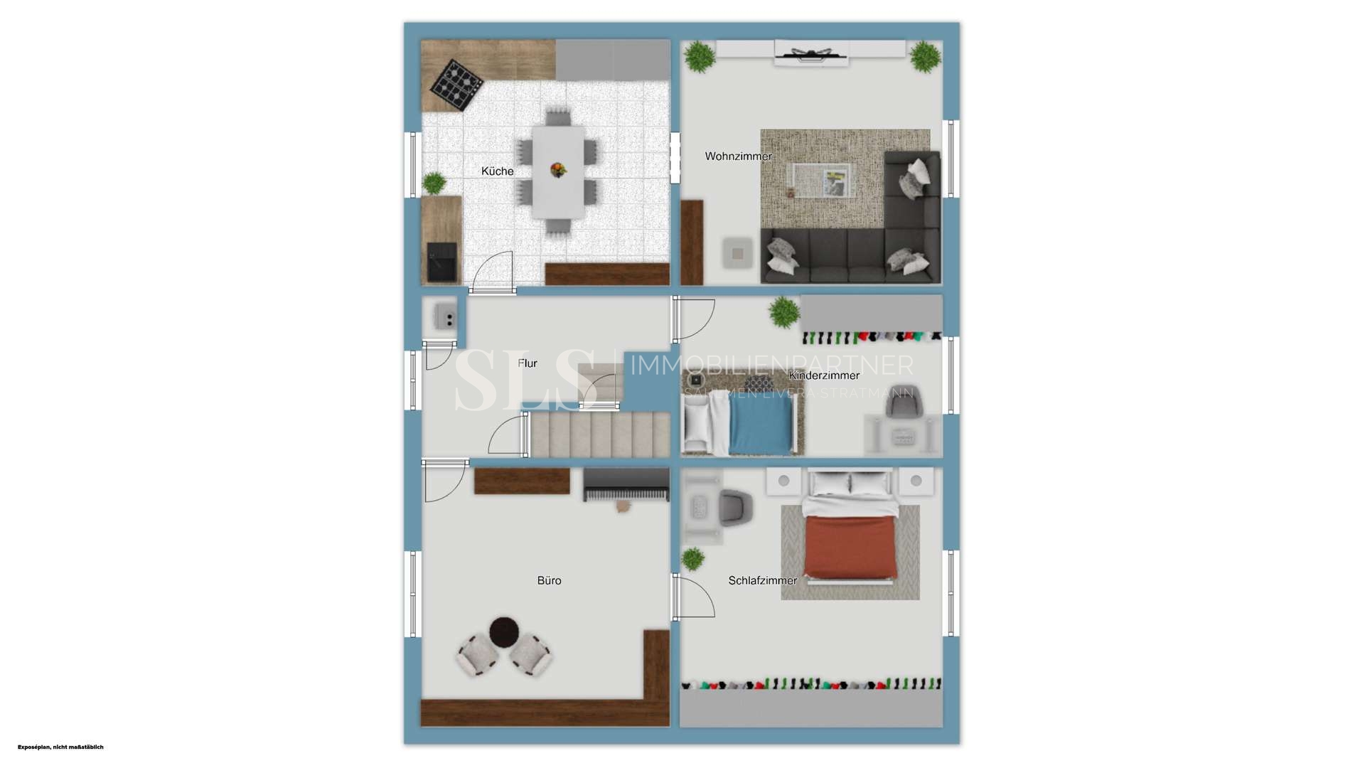 Grundriss-Skizze 1.OG