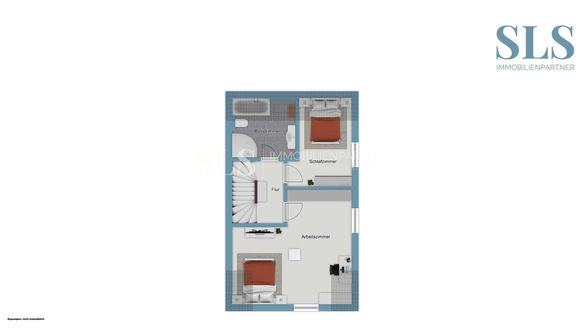 1. Obergeschoss Grundrissskizze