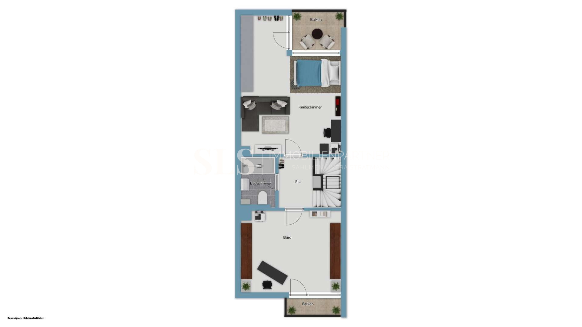 Grundriss-Skizze 2.OG