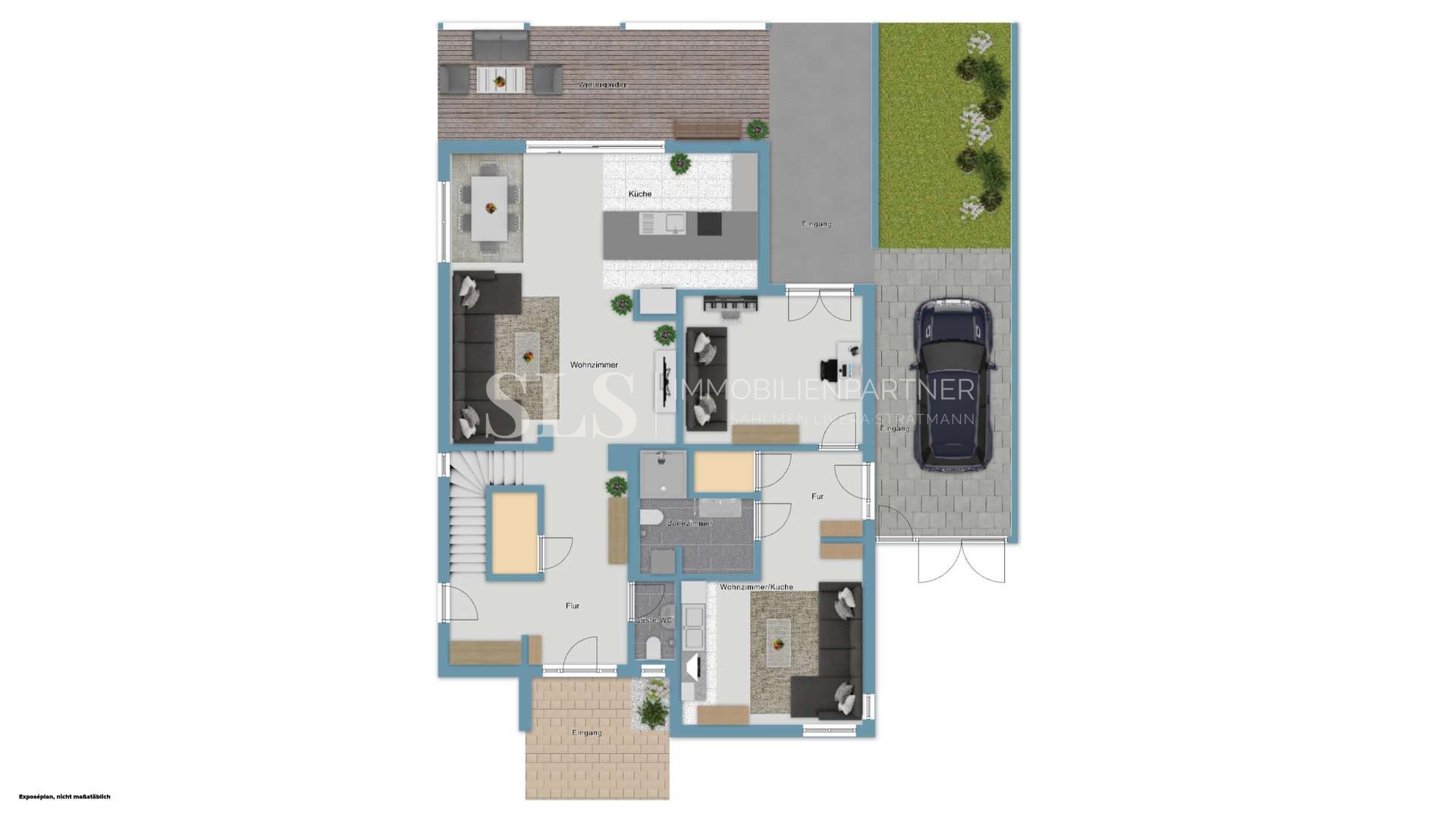 Grundriss / Skizzierung EG