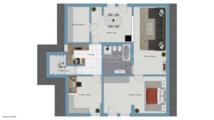 Grundriss-Skizze 2.OG