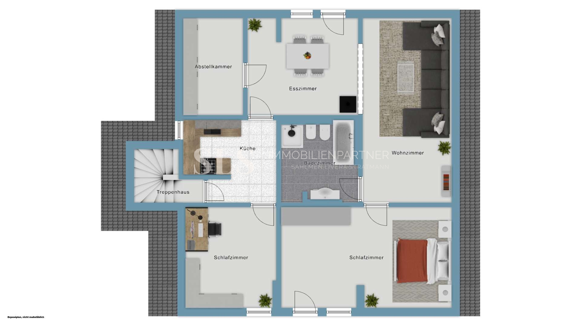 Grundriss-Skizze 2.OG