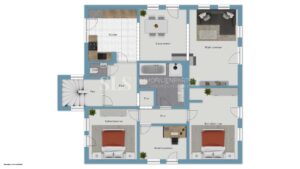 Grundriss-Skizze 1.OG