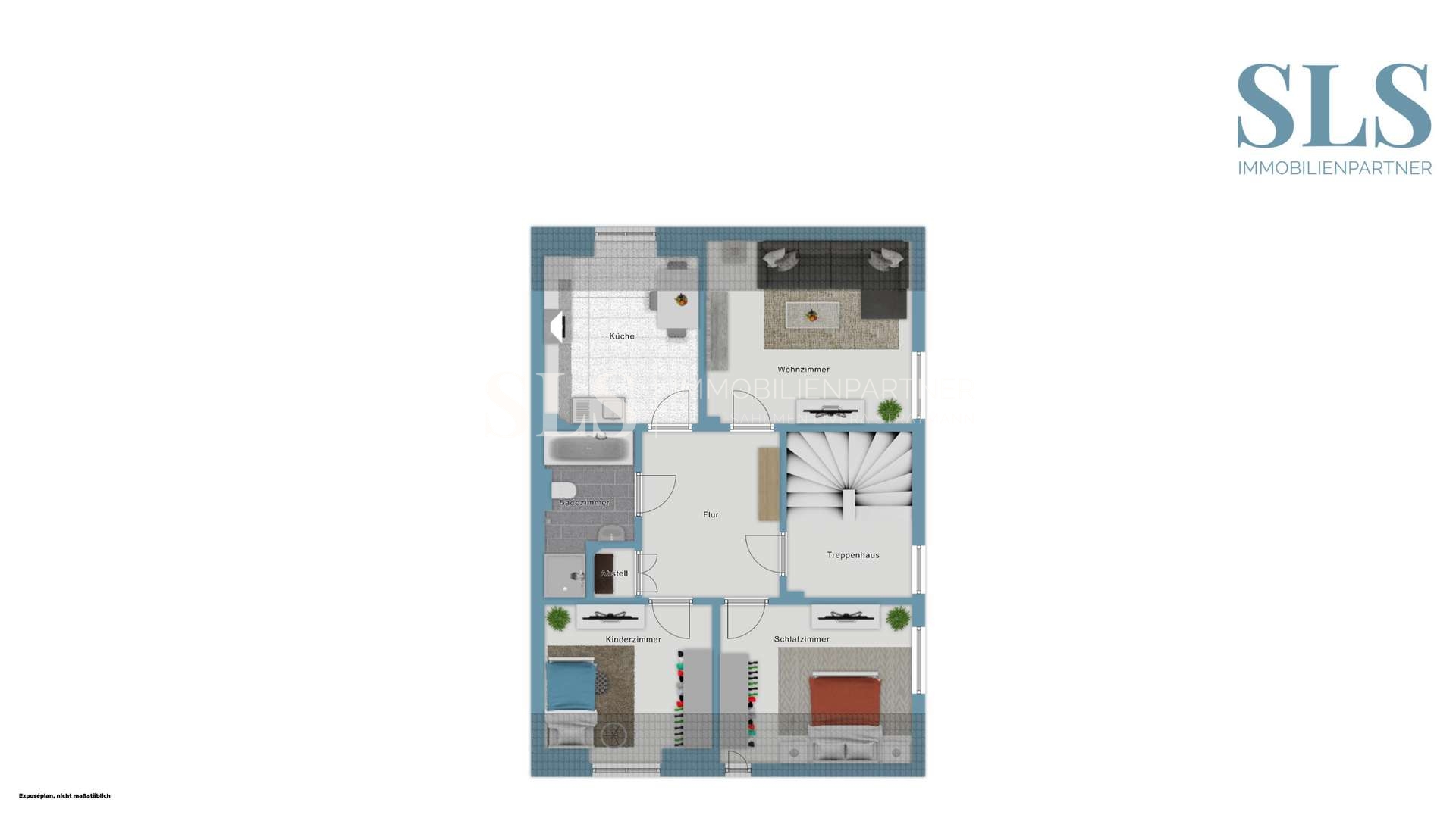 Grundriss-Skizze 2. OG