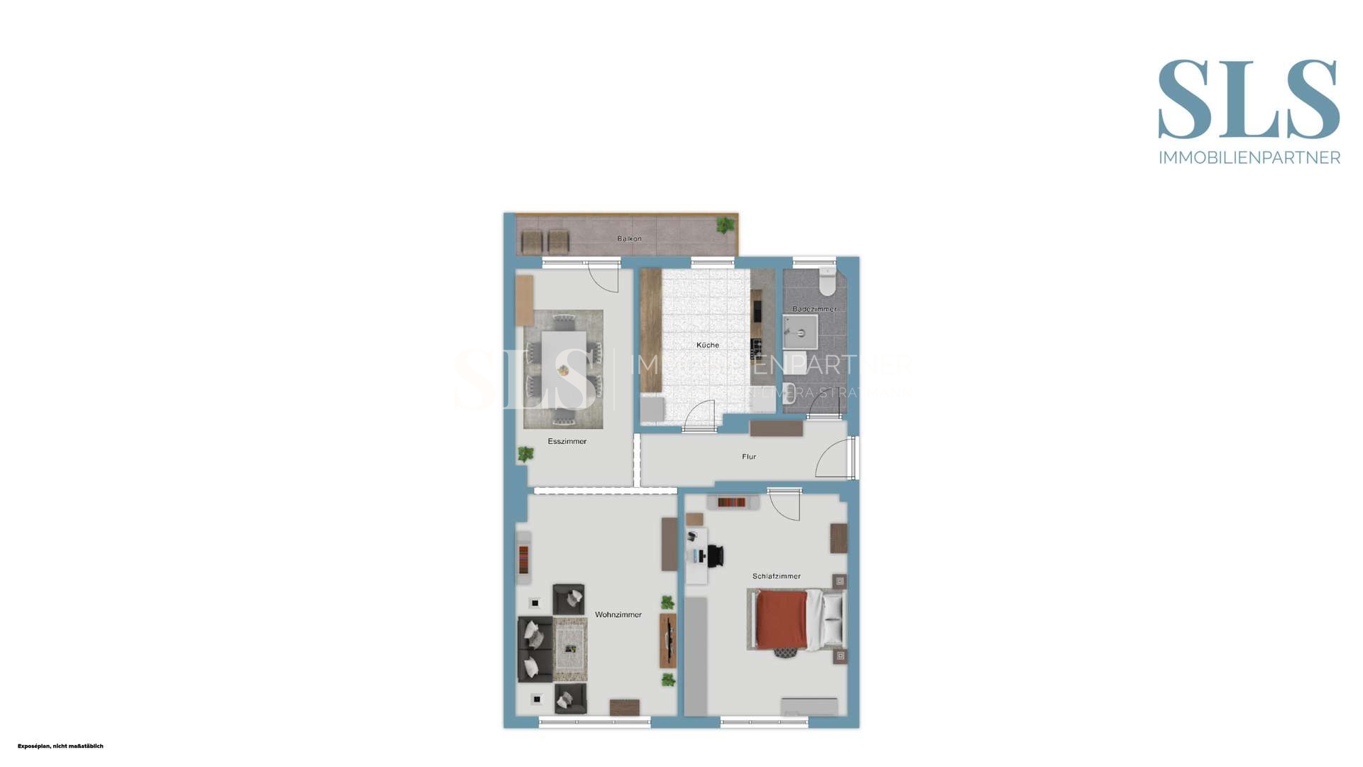 Grundriss-Skizze 2. Obergeschoss