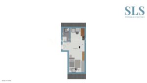 Grundriss-Skizze Dachgeschossraum