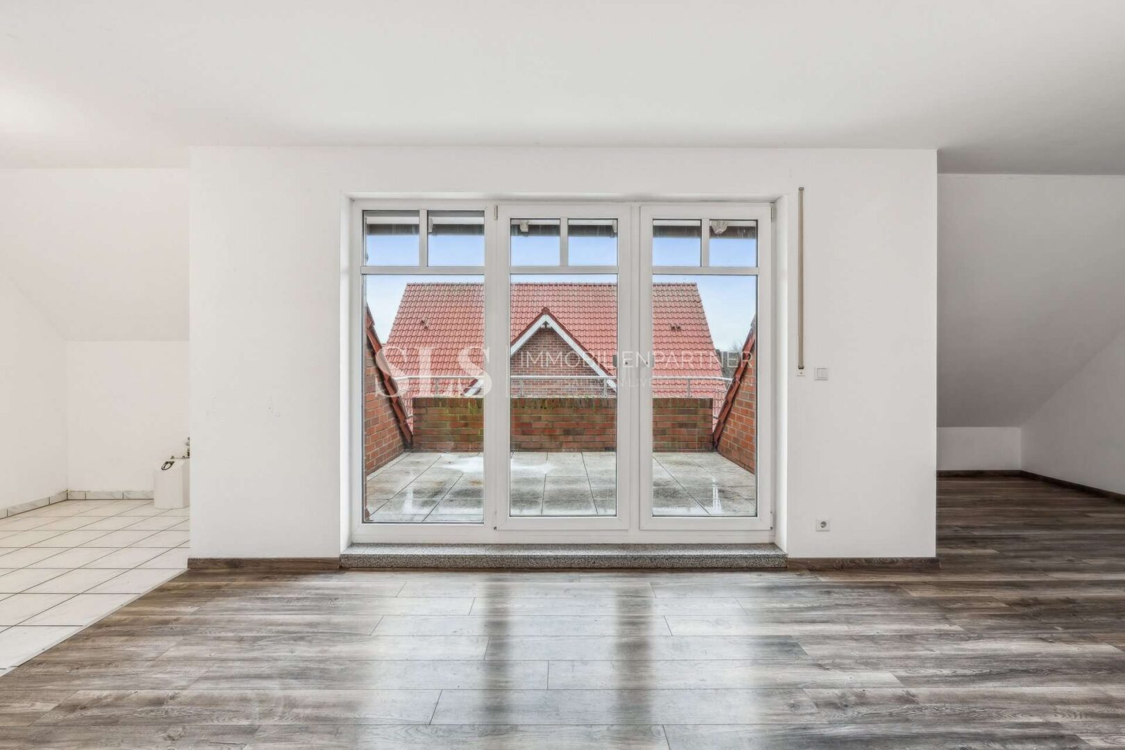 Blick auf die Loggia