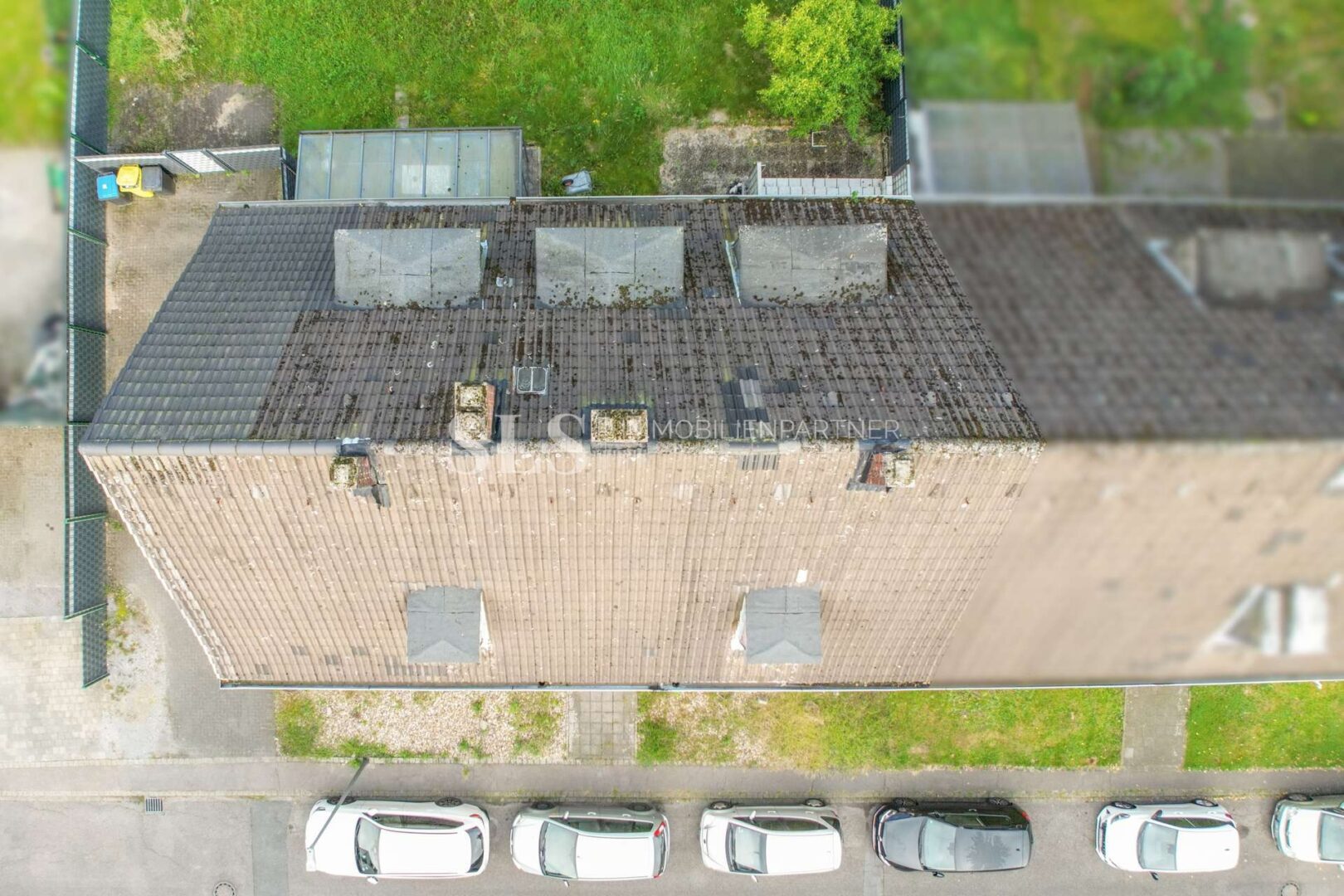 Luftaufnahme Dach
