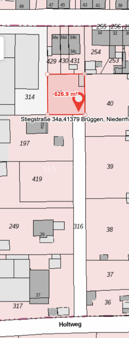 Ansicht Liegenschaftskarte