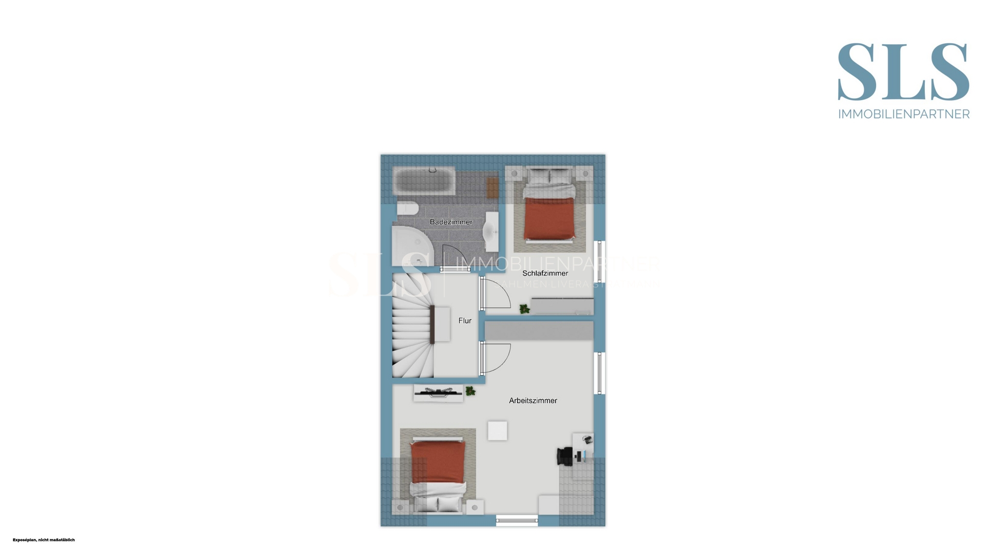 1. Obergeschoss Grundrissskizze