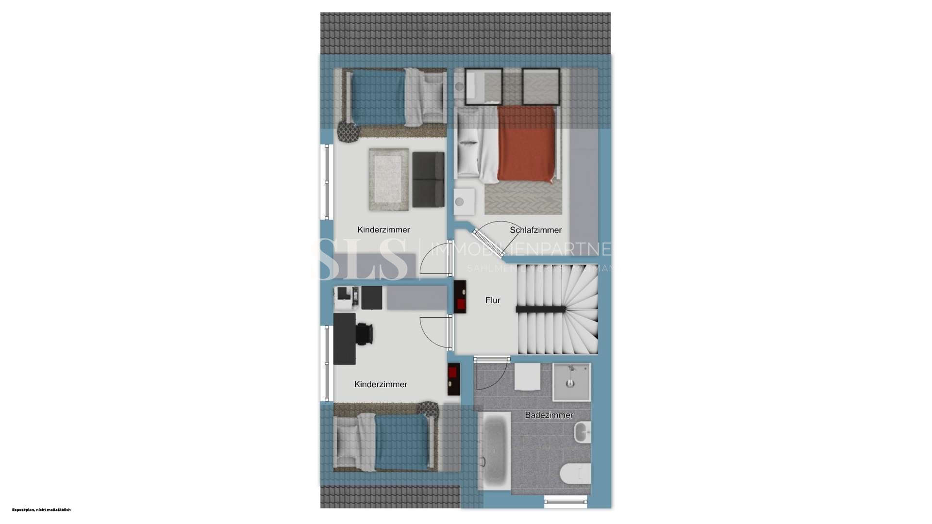 Grundriss-Skizze 1.OG