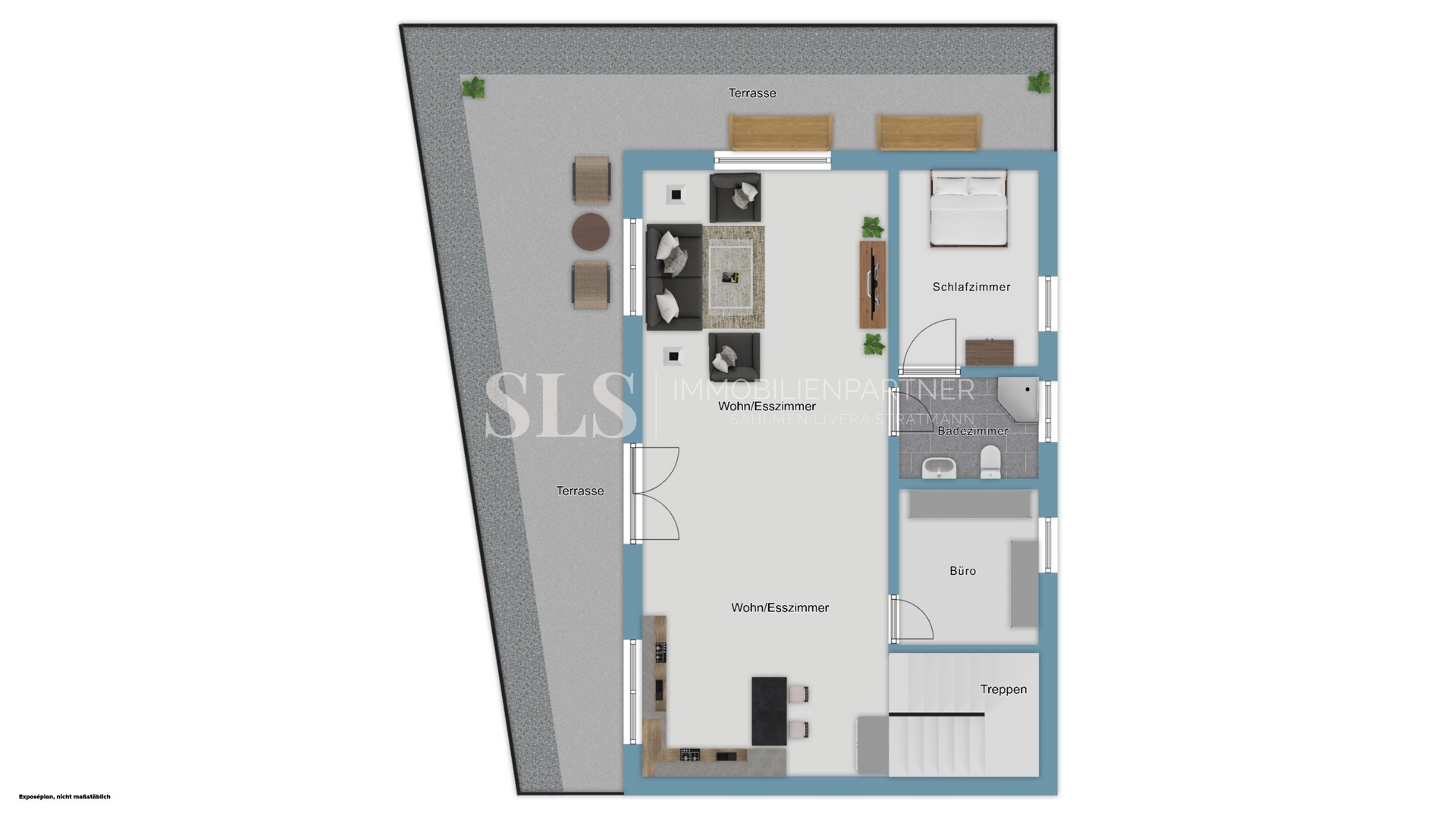 Grondriss-Skizze Top Floor