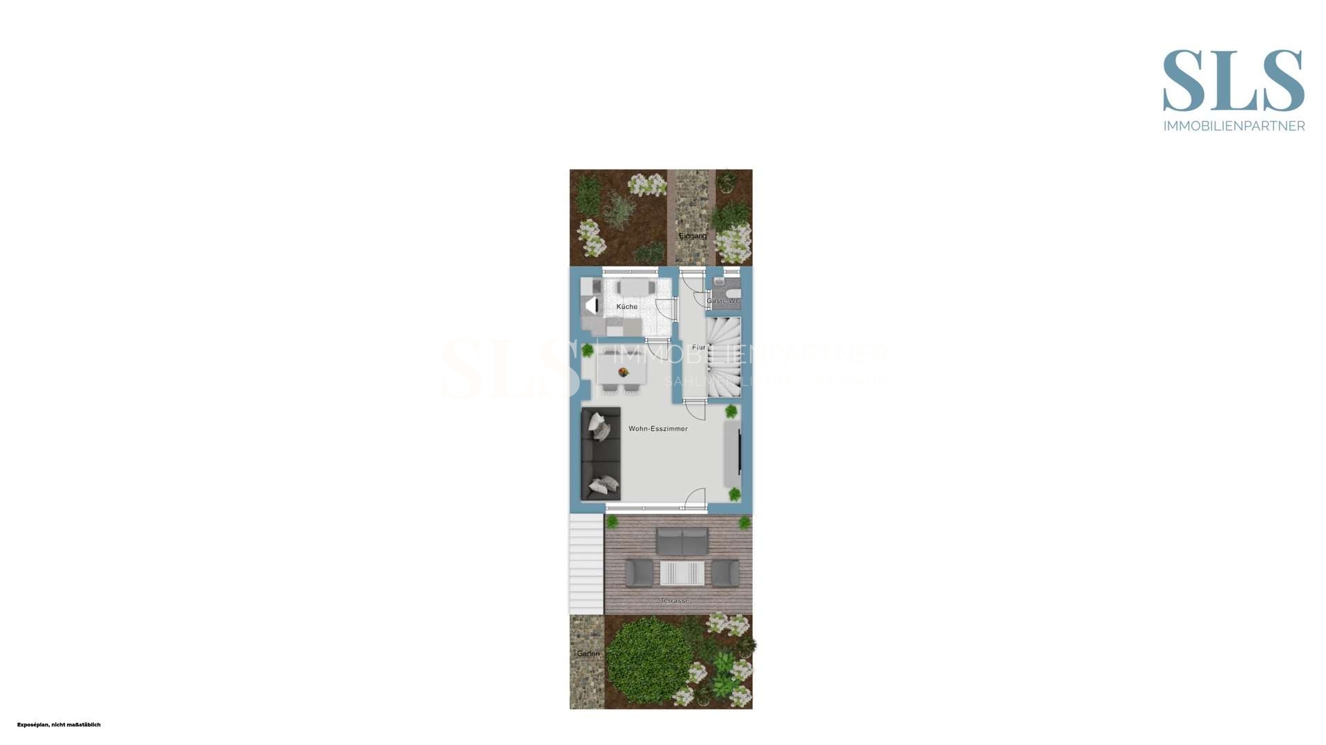 Grundrissskizze Außenbereich