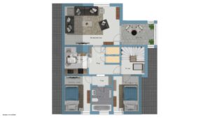 Grundriss Skizze 1 OG