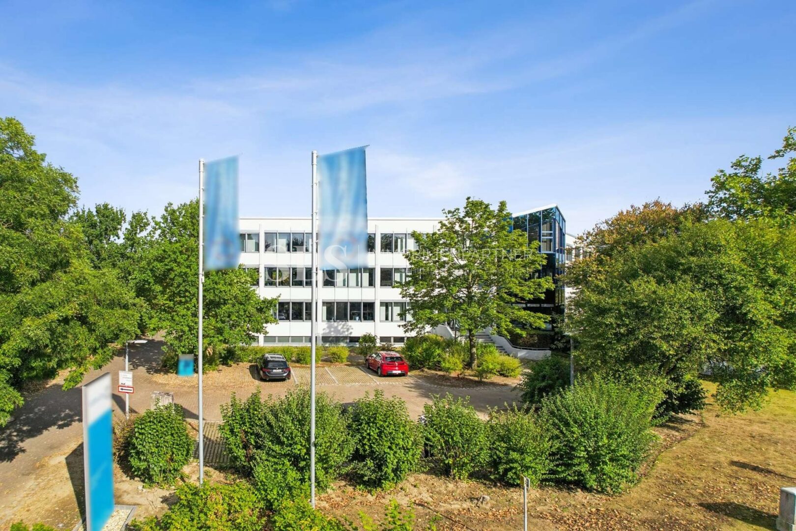 Außenansicht Verwaltungsgebäude