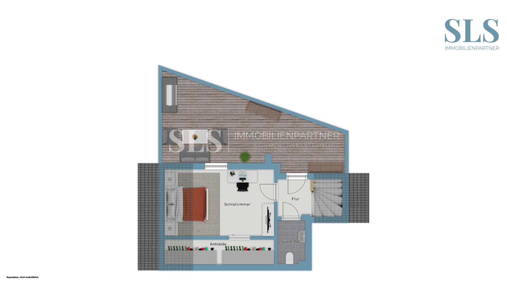 Grundriss-Skizze 2.OG