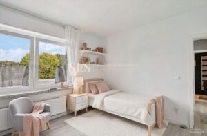 Kinderzimmer - Kinderzimmer, Skandinavisch - (KI generiert)